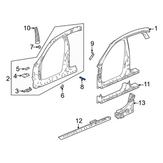 Acura OE - Lower Body B-Pillar Reinforcement