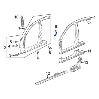 Acura OE - Upper Body B-Pillar Reinforcement