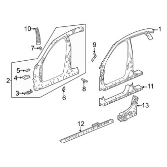 Acura OE - Pillars, Rocker & Floor - Aperture Panel