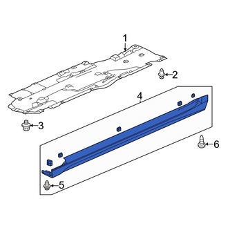 Acura OE - Left Rocker Panel Guard