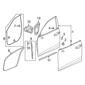 Acura OE - Door Shell Seal