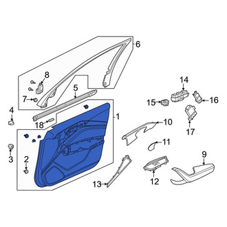 Acura OE - Front Left Outer Door Outer Panel