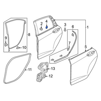 Acura OE - Door Shell Seal