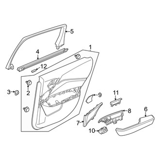 Acura OE - Rear Door - Interior Trim