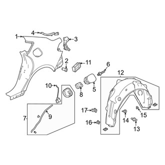 Acura OE - Quarter Panel & Components