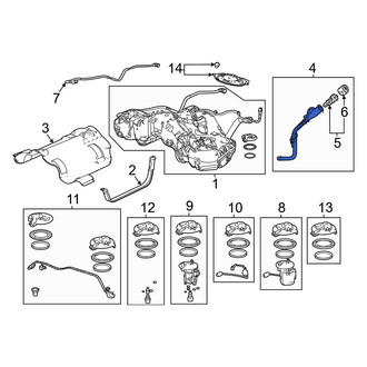 Acura OE - Fuel Tank Filler Neck