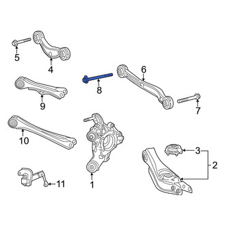 Acura OE - Inner Suspension Trailing Arm Bolt