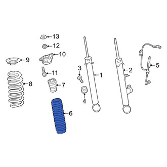 Acura OE - Rear Suspension Shock Absorber Bellows