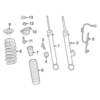Acura OE - Rear Suspension - Struts & Components (AWD)