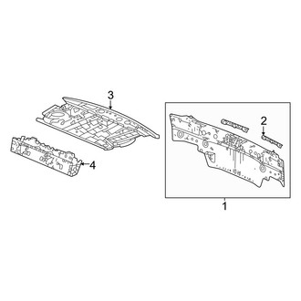 Acura OE - Rear Body & Floor - Rear Body