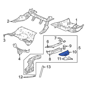 Acura OE - Rear Left Floor Extension