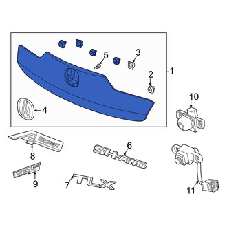 Acura OE - Rear Deck Lid Finish Panel