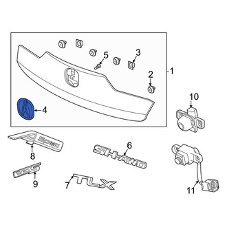 Acura OE - Rear Deck Lid Emblem