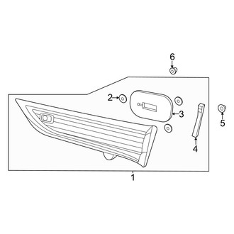 Acura OE - Rear Lamps - Backup Lamps