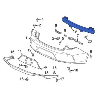 Acura OE - Rear Bumper Impact Bar