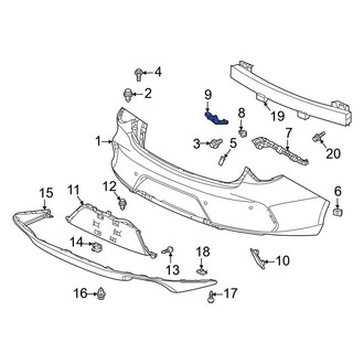 Acura OE - Right Bumper Cover Bracket