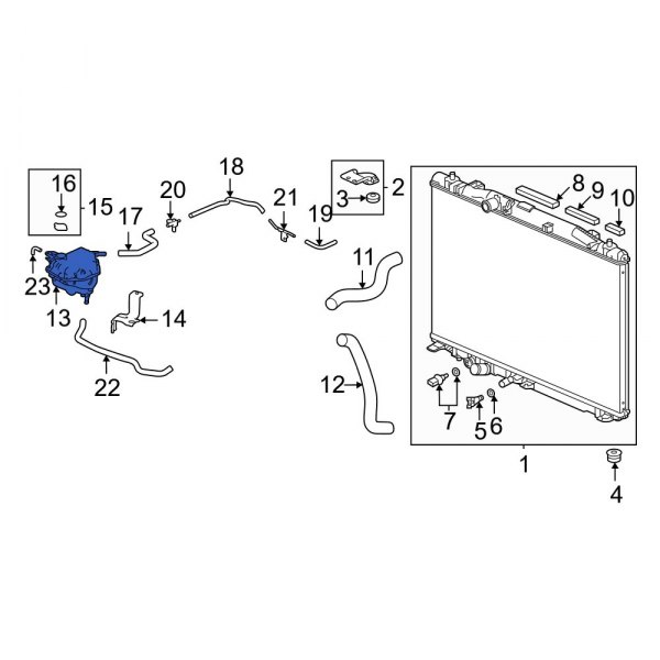 Engine Coolant Reservoir