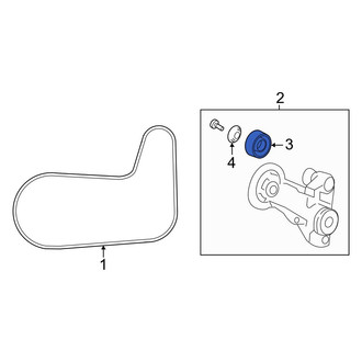 Acura OE - Accessory Drive Belt Tensioner Pulley