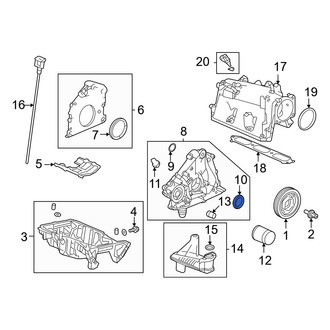Acura OE - Front Engine Crankshaft Seal