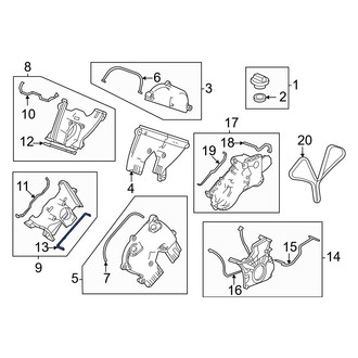 Acura OE - Lower Engine Timing Cover Gasket