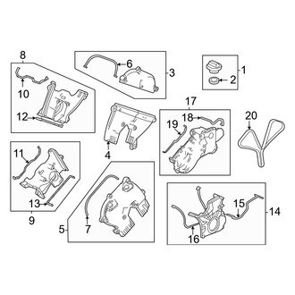 Acura OE - Engine / Transaxle - Valve & Timing Covers (3.0L)