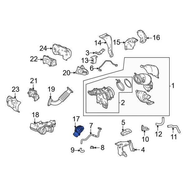 Turbocharger Outlet Pipe