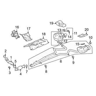 Acura OE - Exhaust System - Exhaust Components