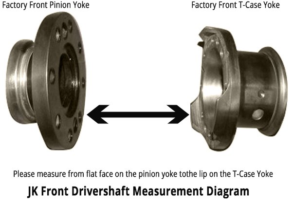 Adams Driveshaft® - JK Front Driveshaft