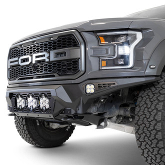 Addictive Desert Designs® - Bomber Full Width Black Powder Coated Front HD Bumper