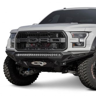 2018 Ford F-150 Custom 4x4 Off-Road Steel Bumpers – CARiD.com