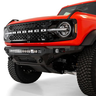 Addictive Desert Designs® - Stealth Fighter Full Width Hammer Black Front HD Bumper