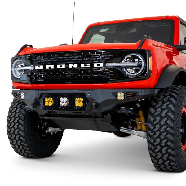 Addictive Desert Designs® - Bomber Full Width Front HD Black Powder Coated Bumper