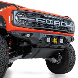 Addictive Desert Designs® - Bomber Full Width Black Powder Coated Front HD Bumper