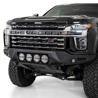 Addictive Desert Designs® - Bomber Full Width Black Powder Coated Front HD Bumper