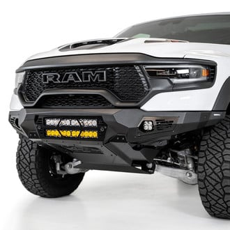 Addictive Desert Designs® - Bomber Full Width Black Powder Coated Front HD Bumper