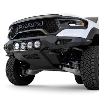 Addictive Desert Designs® - Bomber Full Width Black Powder Coated Front HD Bumper