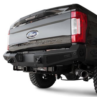 Addictive Desert Designs® - HoneyBadger Full Width Black Rear HD Bumper