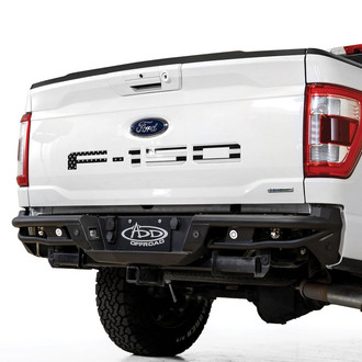 Addictive Desert Designs® - PRO Bolt-On Full Width Hammer Black Rear Pre-Runner Bumper