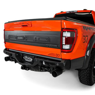 Addictive Desert Designs® - Bomber Full Width Black Powder Coated Rear HD Bumper