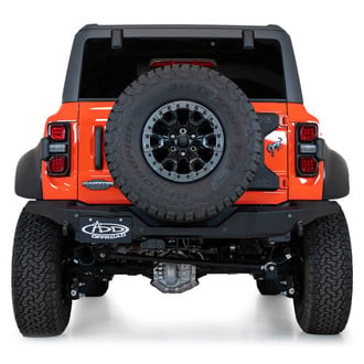 Addictive Desert Designs® - Rock Fighter Full Width Hammer Black Rear HD Bumper