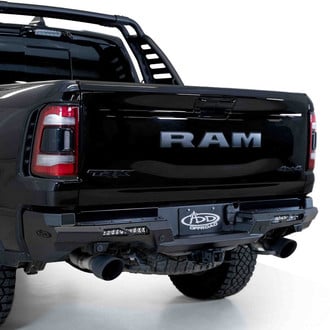 Addictive Desert Designs® - Phantom Full Width Hammer Black Rear HD Bumper