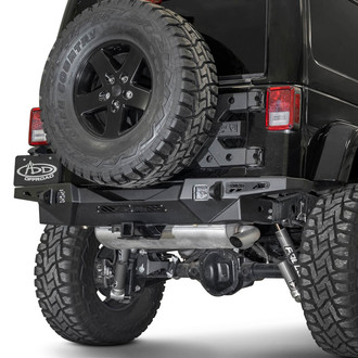 Addictive Desert Designs® - Stealth Fighter Full Width Hammer Black Rear HD Bumper