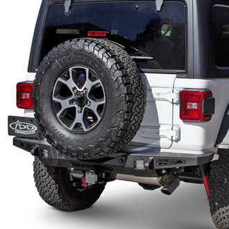 Addictive Desert Designs® - Stealth Fighter Full Width Hammer Black Rear HD Bumper