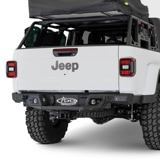 Addictive Desert Designs® - Stealth Fighter Full Width Hammer Black Rear HD Bumper