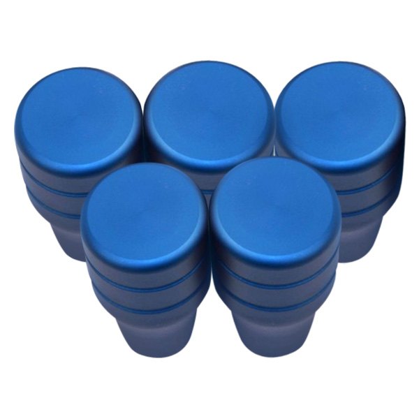 Advance Adapters® - Atlas Blue Transfer Case 2-Speed Knob Set with Standard Shift Pattern