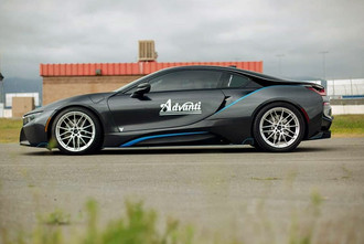 CATALAN Hyper Silver on BMW I8