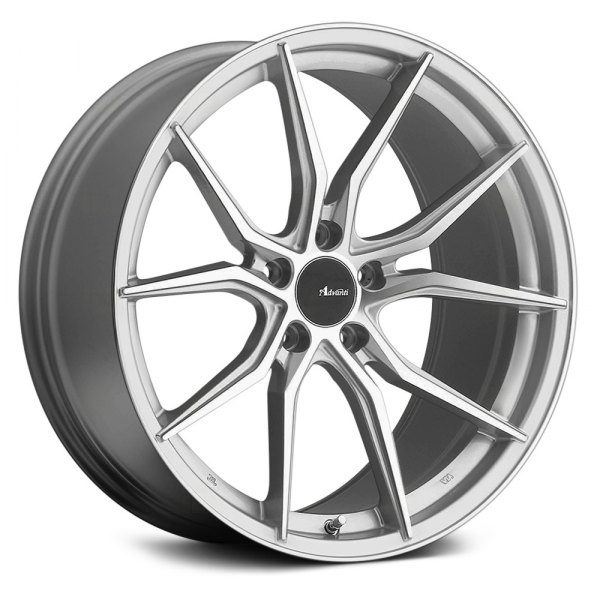 ADVANTI RACING® - HYBRIS Silver with Machined Face