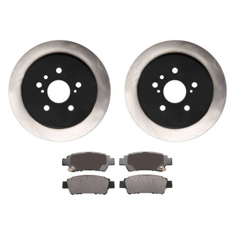 Advics® - Ultra-Premium™ Rear Brake Kit with Ceramic Pads