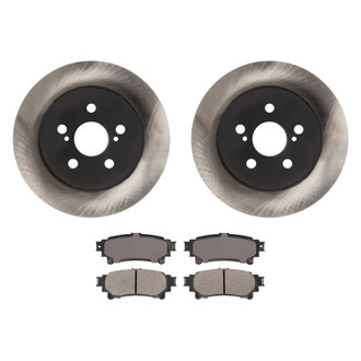 Advics® - Ultra-Premium™ Rear Brake Kit with Ceramic Pads