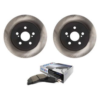 Advics® - Ultra-Premium™ Rear Brake Kit with Ceramic Pads